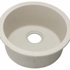 Best Sale 🛒 Elkay, Kitchen Sink, Bisque, 18.13"x18.13"x8.25" ⌛