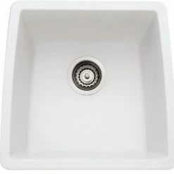 Cheapest 🌟 Blanco 440081 Performa 17-1/2" Undermount Single Basin SILGRANIT - White 🎉