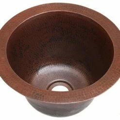 Best Pirce 🔥 Hammermarc-CopperSinksDirect 10" Mini Round 🔨 Hammered Copper Bar Sink 🤩