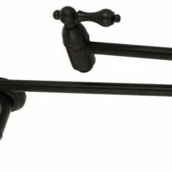 Flash Sale 😉 Kingston Brass Pot Filler Faucets With Matte Black Finish KS3100AL ⌛