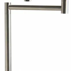 New ❤️ Alfi Trade ALFI Brand AB5018-BSS Brushed Stainless Steel Retractable Pot Filler Faucet 🤩