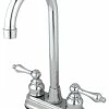 Best Sale 😍 Kingston Brass 4" Centerset High-Arc Bar Faucet, Polished Chrome 😀 -kitchen fixtures Shop home design 70