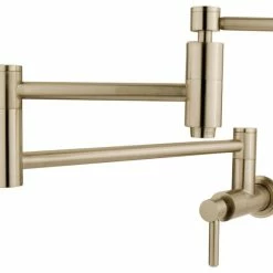 Cheapest ✔️ Kingston Brass Concord Pot Filler Faucets With Brushed Nickel Finish KS8108DL 😉