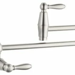 Discount 🛒 Pfister GT533-TD Port Haven Wall Mounted Pot Filler - Stainless Steel 👍