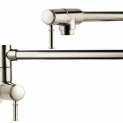 Flash Sale 🛒 Hansgrohe USA Hansgrohe Talis C Pot Filler, Wall-Mounted Polished Nickel ✔️