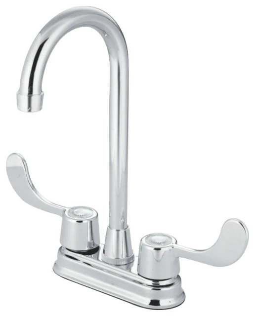New π€© Kingston Brass Two-Handle Bar Faucet, Polished Chrome π 3 New π€© Kingston Brass Two-Handle Bar Faucet, Polished Chrome π